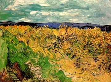 Vincent Van Gogh Painting - Campo de trigo con acianos Vincent van Gogh